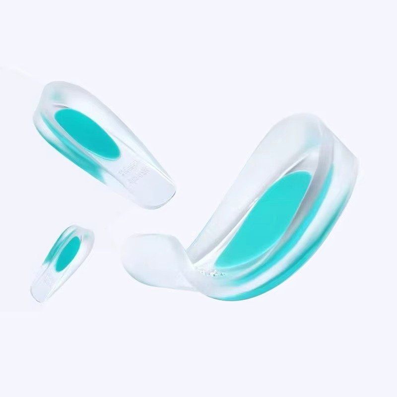 Silicone PU Heel Cup Pads Gel Heel Cups Orthotic Inserts Foot Care Gel Cushion Pad Insoles